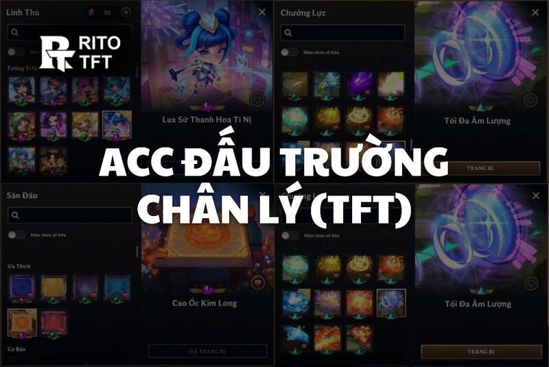 Mua acc Đấu Trường Chân Lý tại Shop TFT