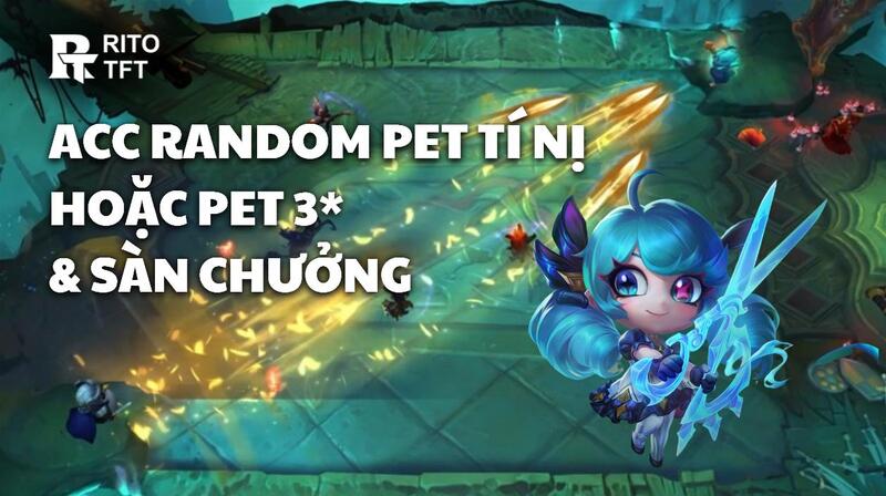 Acc Random Pet Tí Nị hoặc Pet 3* & Sàn Chưởng