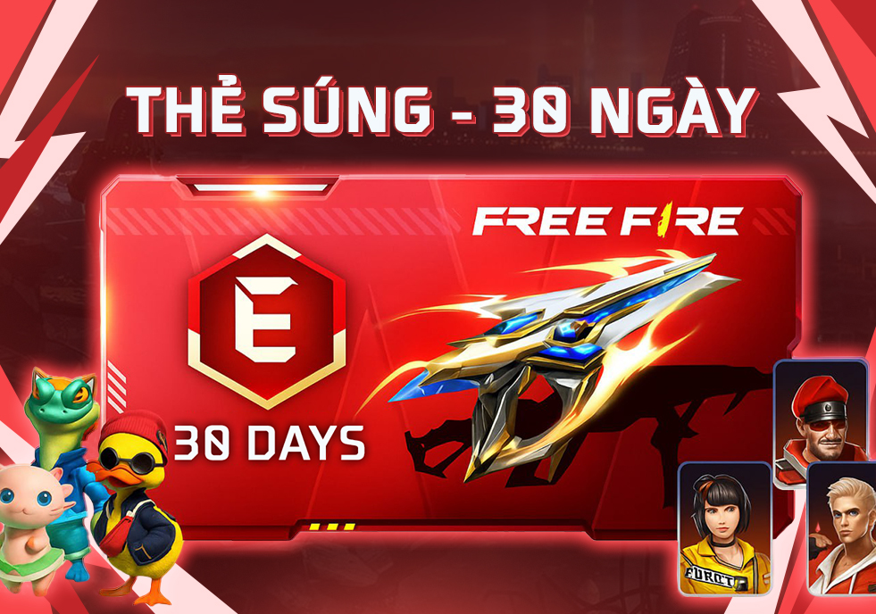 Thẻ Súng nâng cấp 30 Ngày