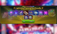 Anime Last Stand Lightning Flaming God Bundle 9990