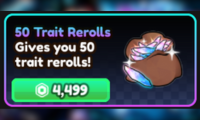 Anime Vanguards 50 Trait Rerolls 4499