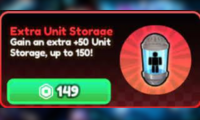 Anime Vanguards Extra Units Storage 149