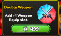 Anime Eternal Double Weapon 499