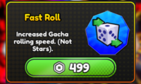 Anime Eternal Fast Roll 499