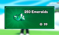 Anime Wepon 250 Emeralds 99