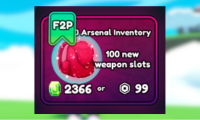 Anime Wepon Arsenal Inventory 99