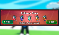 Anime Wepon Potions Pack 999