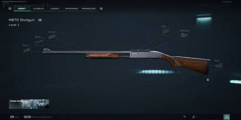 Shotgun 870 trong Delta Force