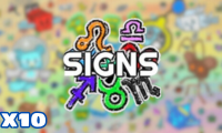 x10 Sign Random