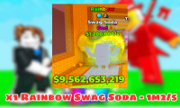 x20 Rainbow Swag Soda - 1m2/s