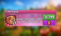 1x Pet Equip