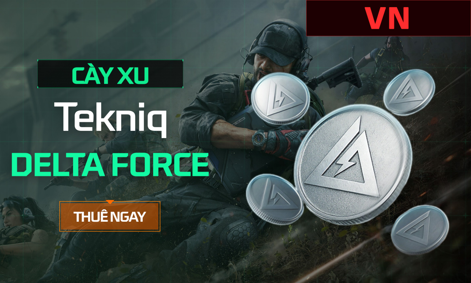 Cày Xu Tekniq Delta Force