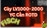 Cày LV1000- 2000 YC Cần ROTD