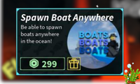 Fisch Spawn Boat Anywhere 299