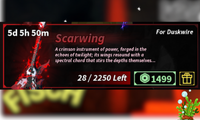 Fisch Scarwing 1499