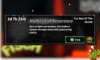 Halberd of Reverence