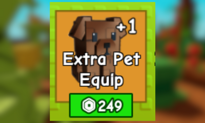 Grow a Garden Extra Pet Equip 249