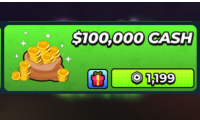 Hunty Zombie $100,000 Cash 1199