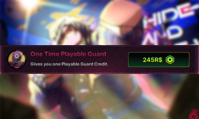 Ink Game One Time Playable Guard 245