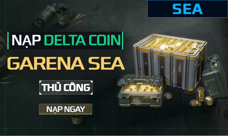 Nạp Delta Coin Garena Sea - Thủ Công