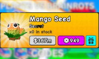 Plants Vs Brainrots Mango Seed 949