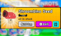 Plants Vs Brainrots Shroombino Seed 849