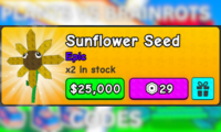 Plants Vs Brainrots Sunflower Seed 29
