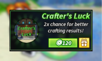 Prospecting Crafter's Luck 120