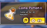 Punch Wall Coins Potion II 49