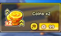 Punch Wall Coins x2 99