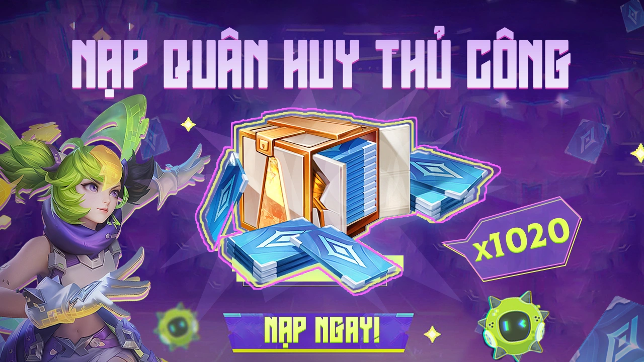 Quân huy Nạp chậm × 1 020