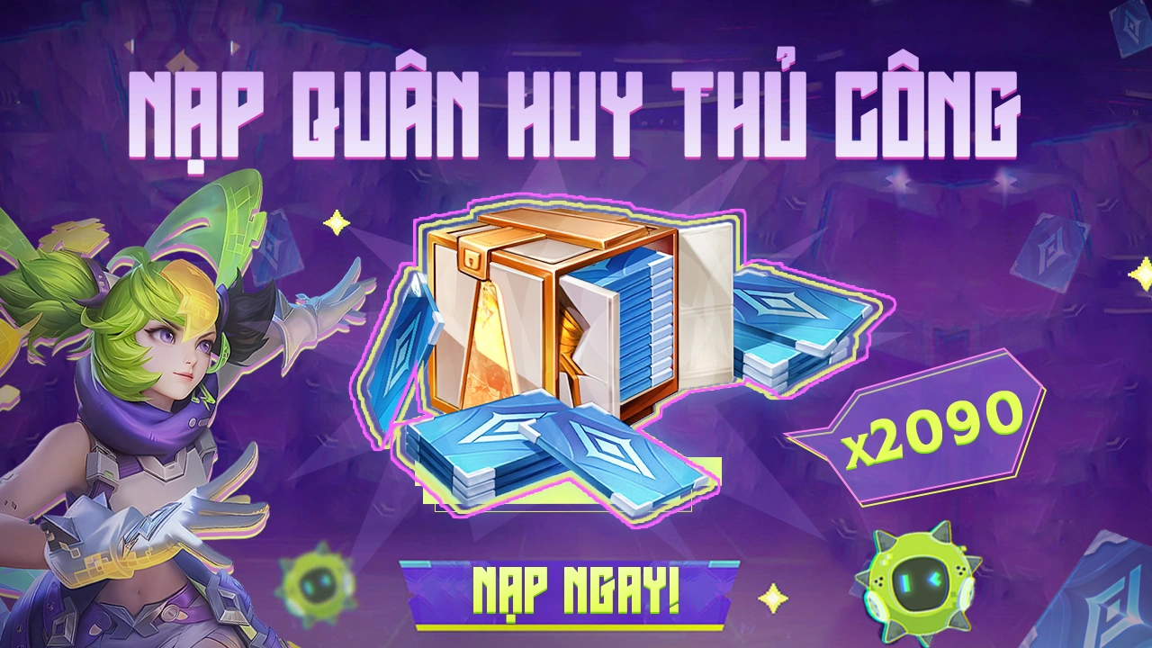 Quân huy Nạp chậm × 2 090