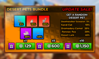 Raise Animal x5 Desert Pets Bundle 600