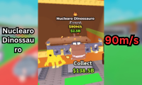 Nuclearo Dinossauro 90m/s