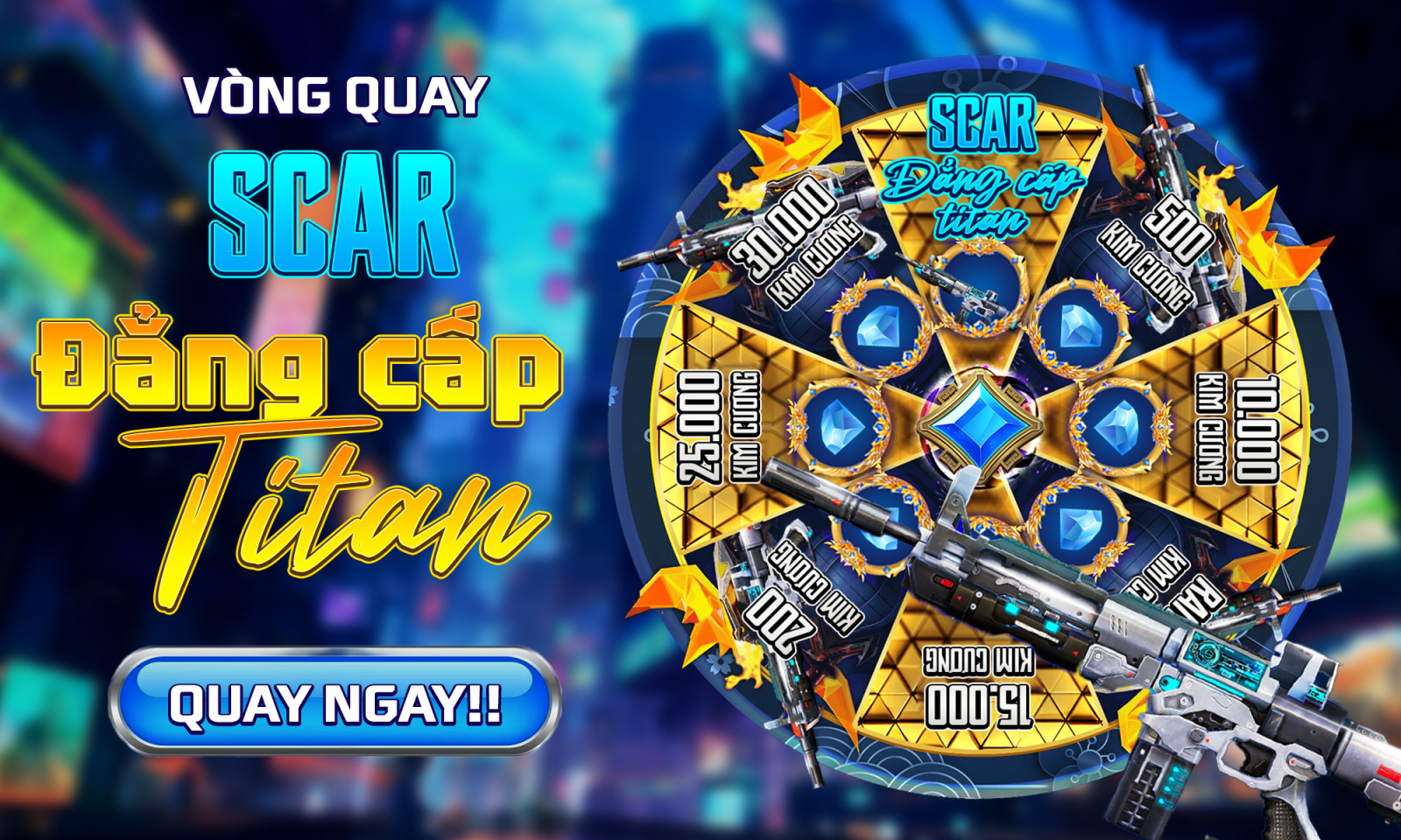 Vòng Quay Scar Đẳng Cấp Titan