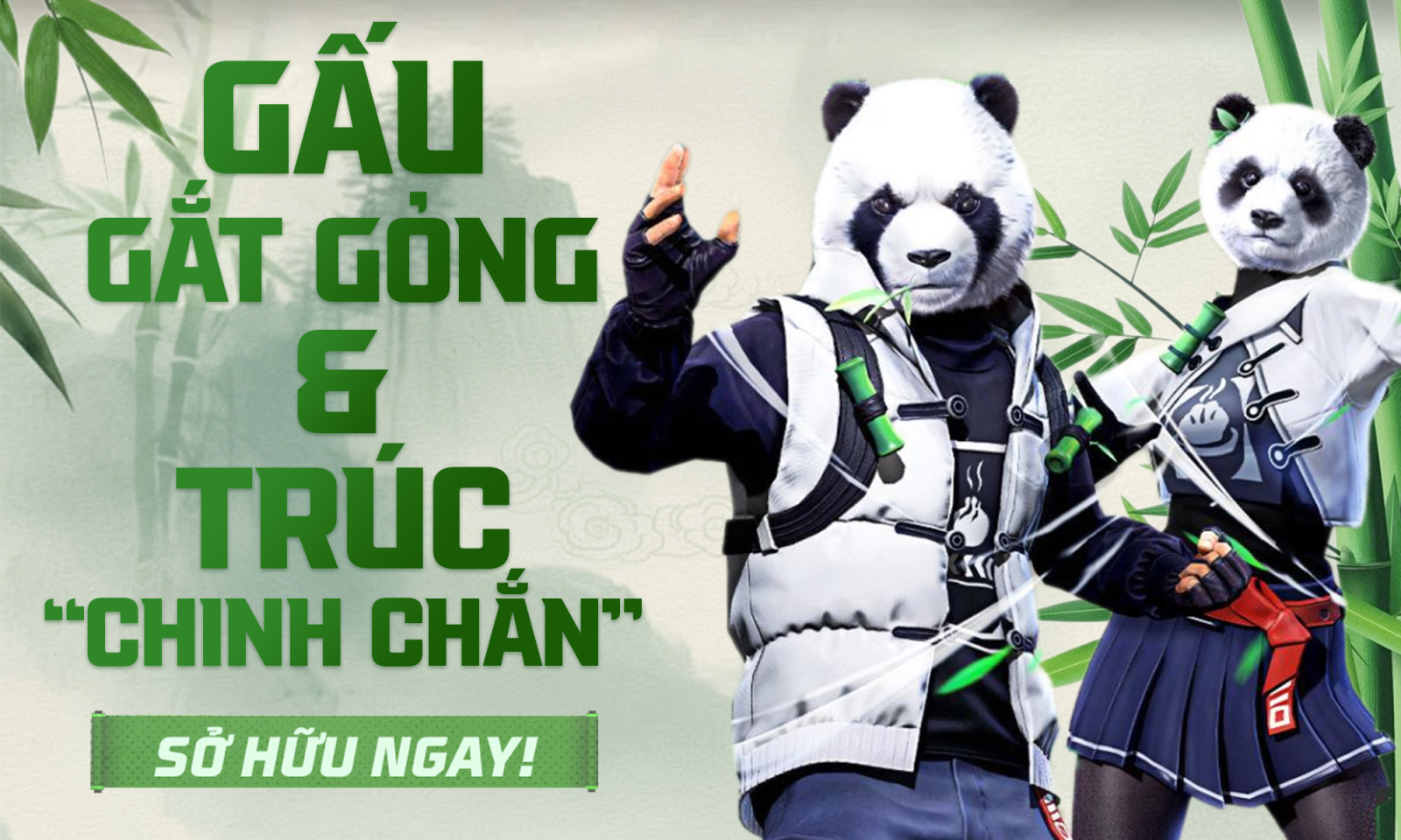 Gấu Gắt Gỏng & Trúc "Chinh Chắn"