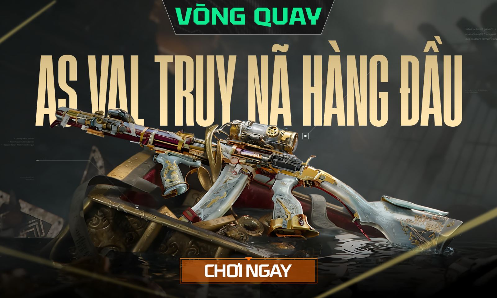 Vòng Quay AS VAL Truy Nã Hàng Đầu