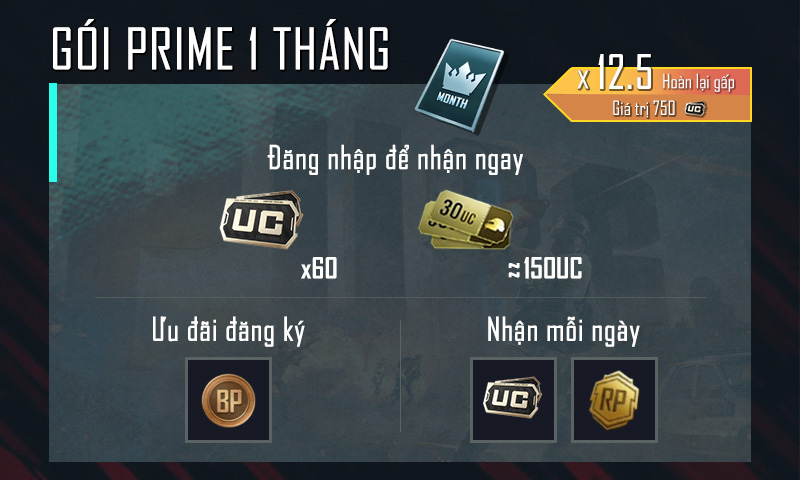 Gói Prime 1 Tháng