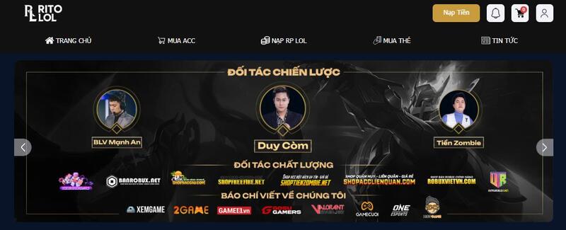 Shop Liên Minh - Lựa chọn của nhiều game thủ