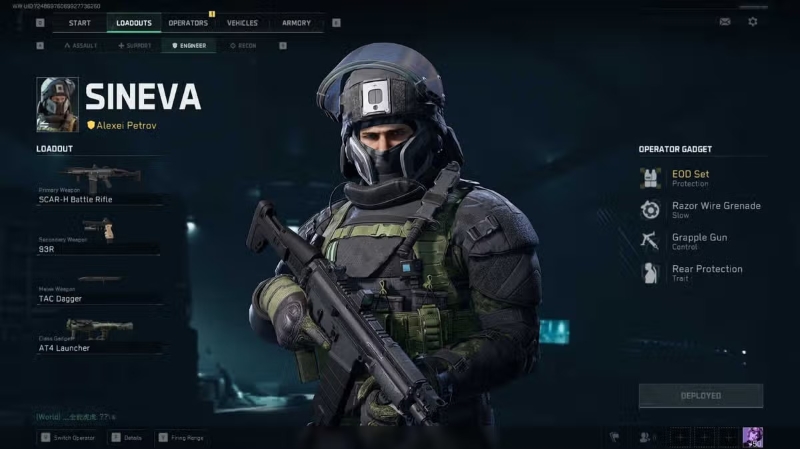 Sineva trong Delta Force