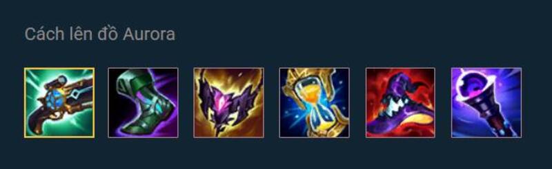 Cách lên đồ Aurora