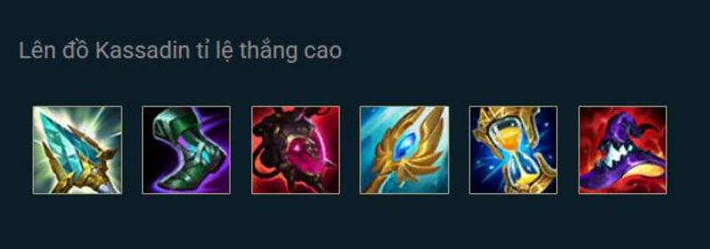 Lên đồ Kassadin tỉ lệ thắng cao