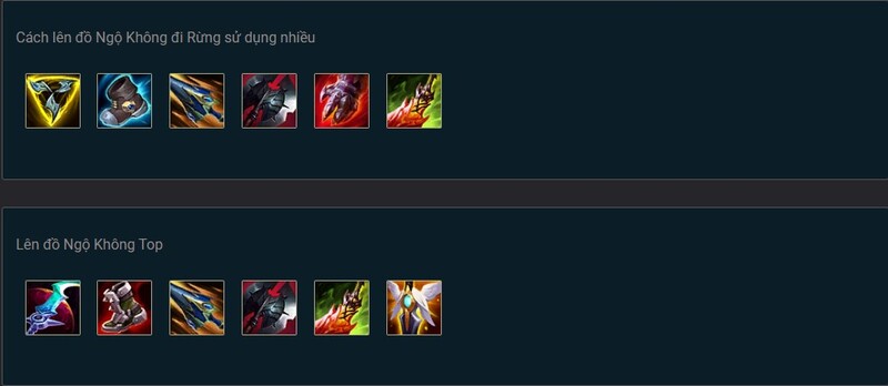 Cách Lên Đồ Wukong đi Rừng Và Top