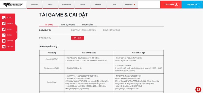 Cách tải và cài đặt Đột Kích từ nhà phát hành VTC Game