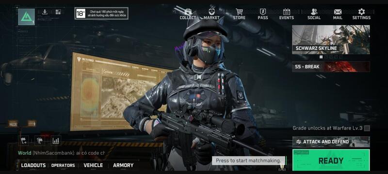 Đồng bộ tài khoản Delta Force giữa PC và Mobile