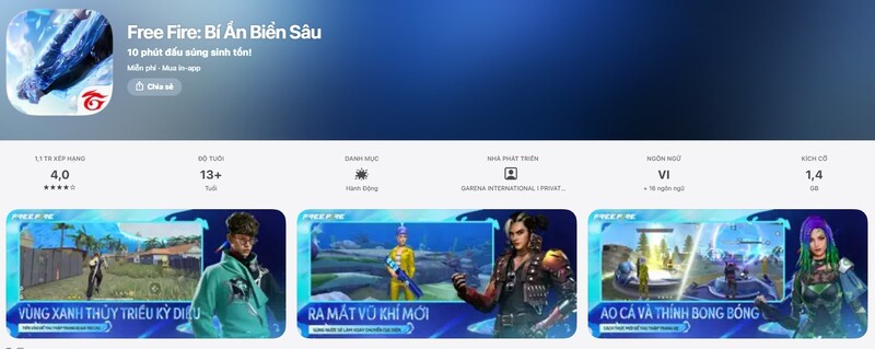 Free Fire có đạt 2 tỷ lượt tải?