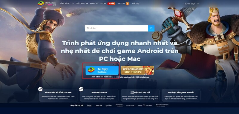 Tải phần mềm Bluestacks