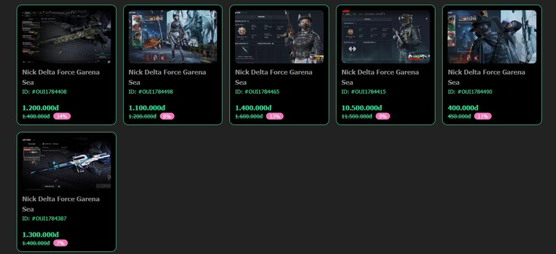Nick Delta Force Garena SEA