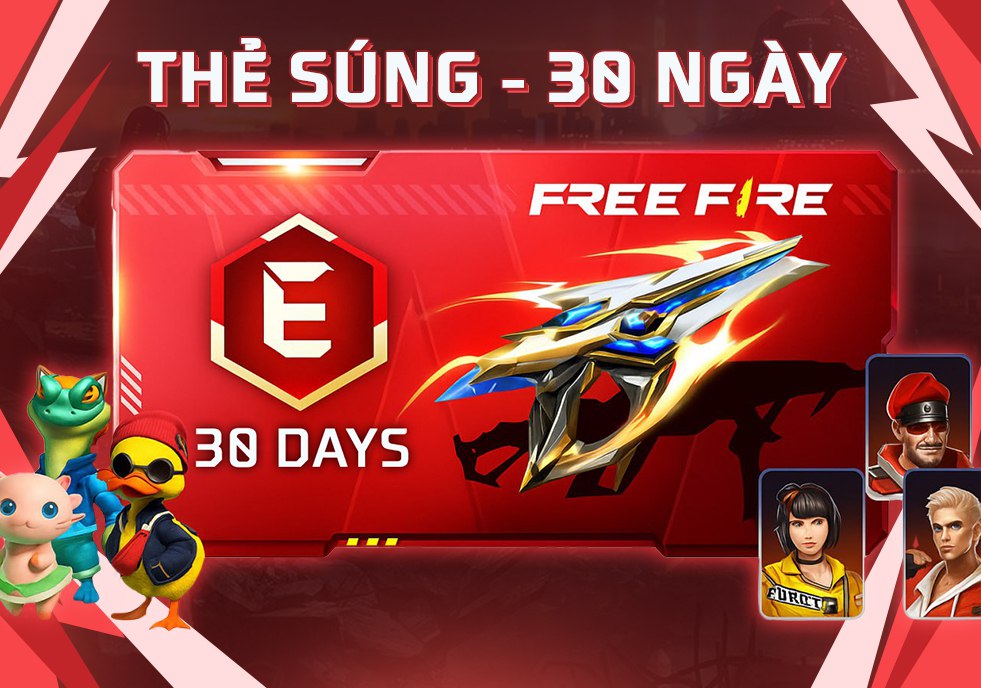 Thẻ súng nâng cấp - 30 ngày