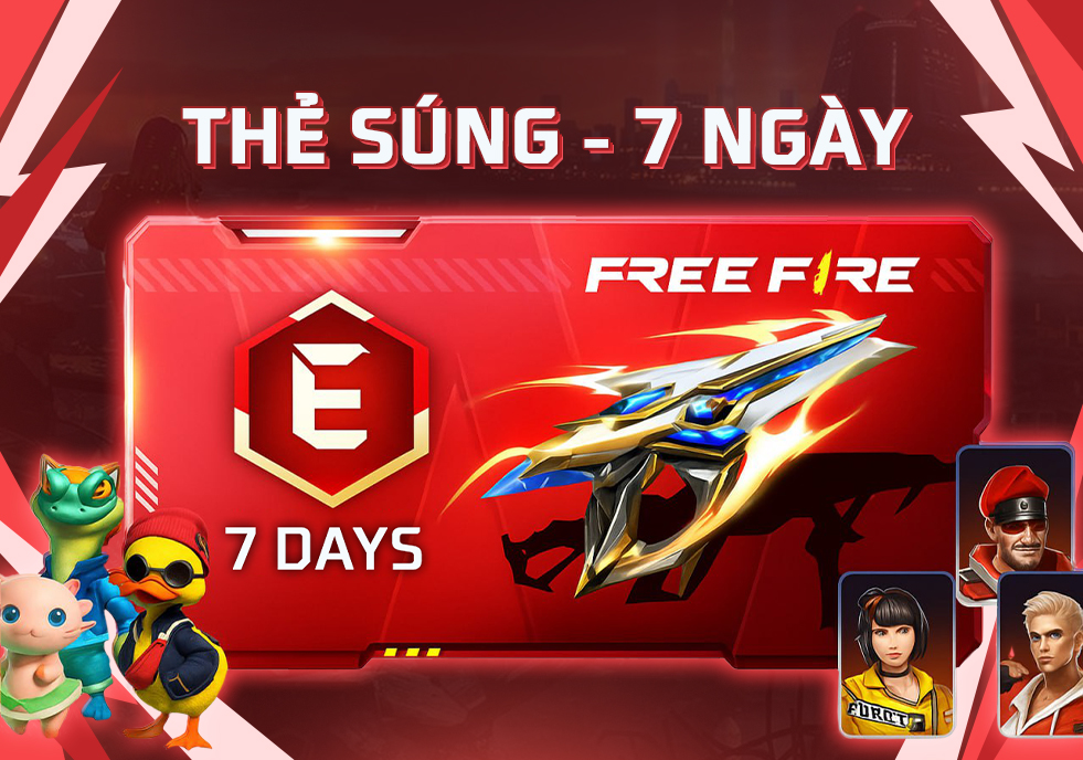 Thẻ Súng nâng cấp 7 Ngày